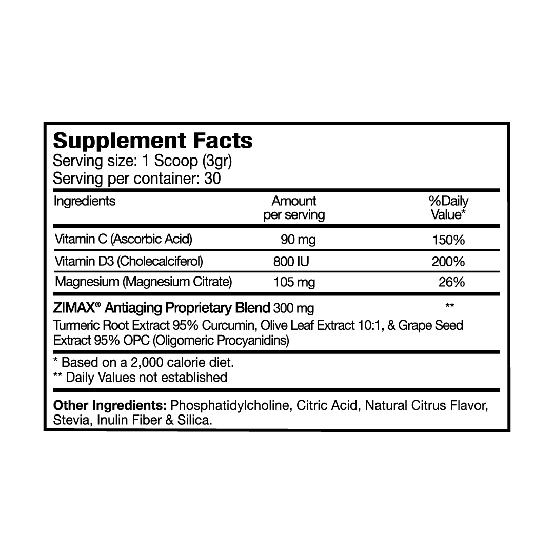 Zimax® Junior ¡ANTIOXIDANTE NATURAL NUEVO SABOR! 6 MESES DE ANTIOXIDANTES