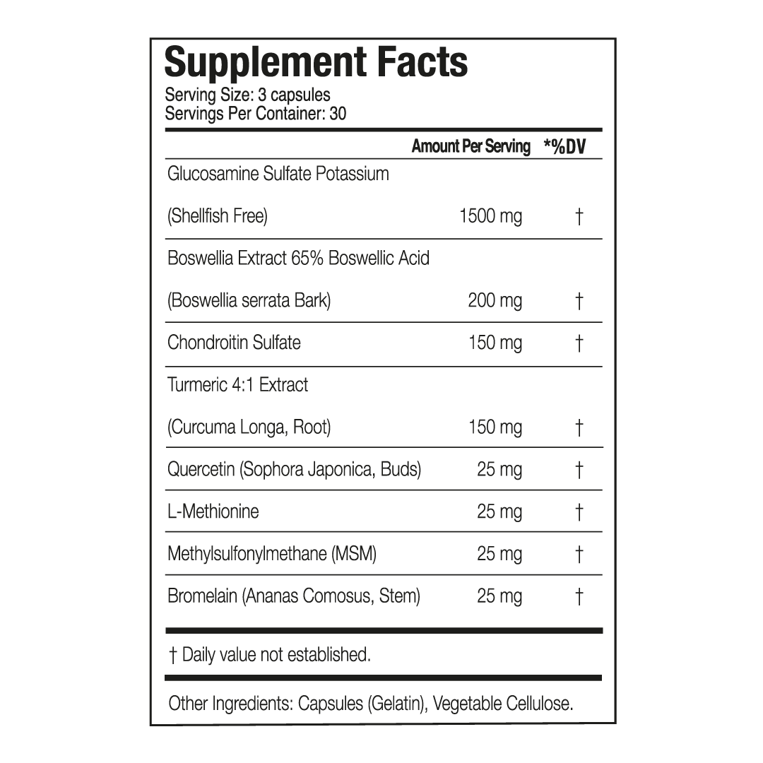 Flexijoint: Glucosamina + Condroitina + MSM