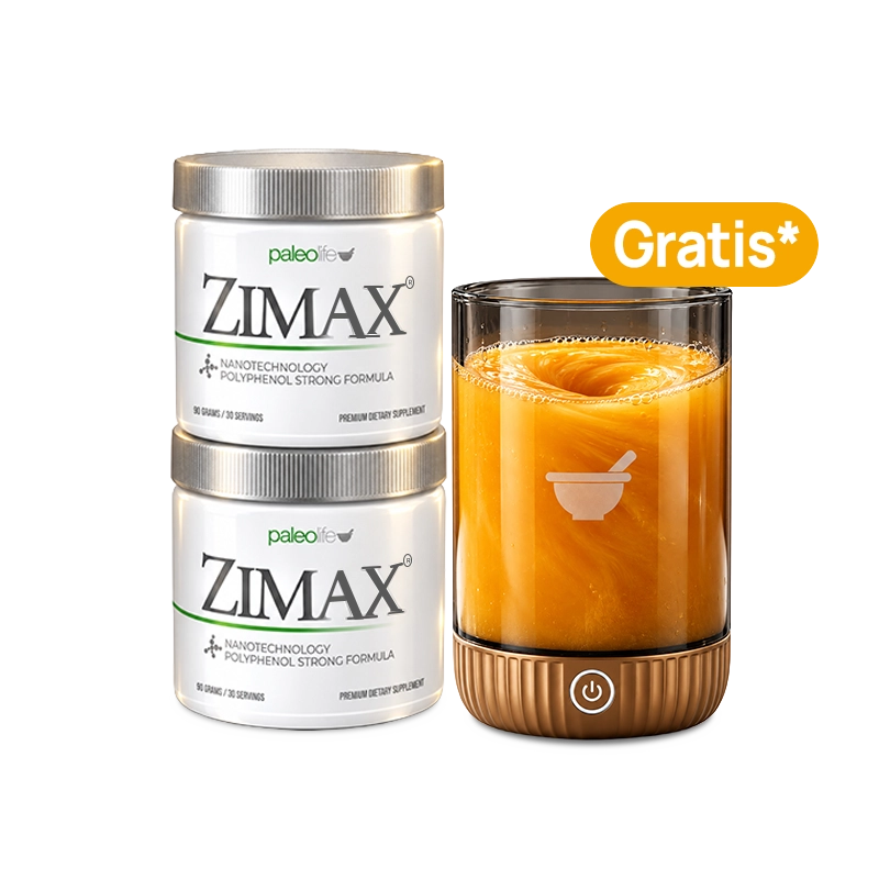 2 Zimax® Envase + Bio Glass Gratis*