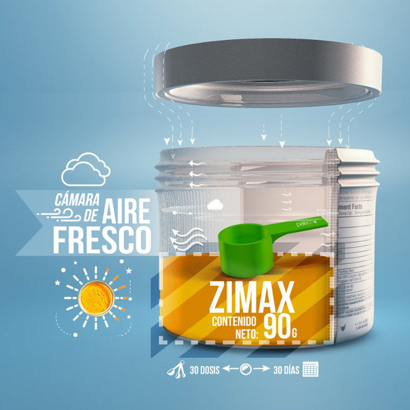 ZIMAX®️ Antioxidante envase - 1 Pack - 30 Días - DS